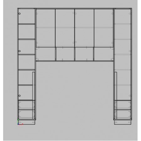 Set de mobilă pentru camera copiilor, stil modern, design ergonomic și funcțional pentru dormitor copii  
